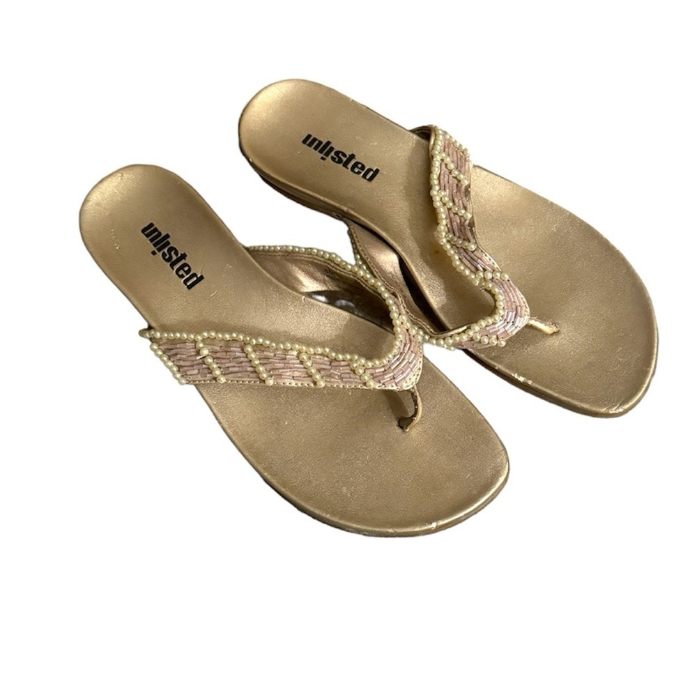 Unlisted Beaded Sandals